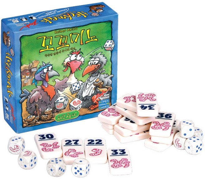 코리아보드게임즈 꼬꼬미노 보드게임, 혼합색상, 1개