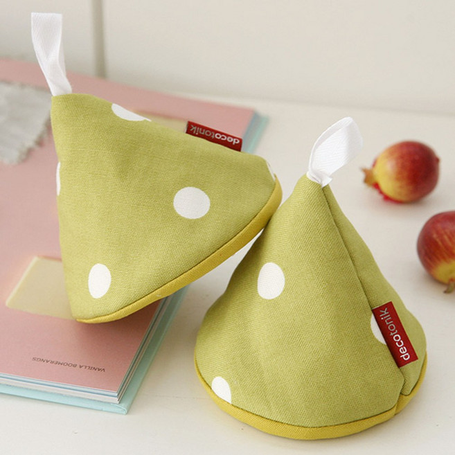 데코토닉 고깔 주방장갑, 스프링도트, 1개