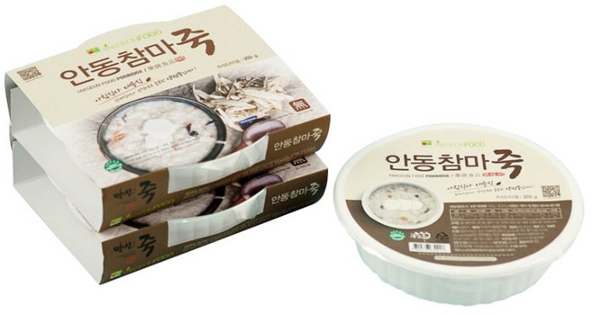 약선푸드 안동 참마죽, 300g, 3개