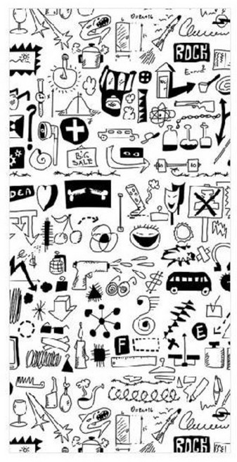 프렌체 포인트도어(국민현관) 시트지, YJ-D110 (코팅)