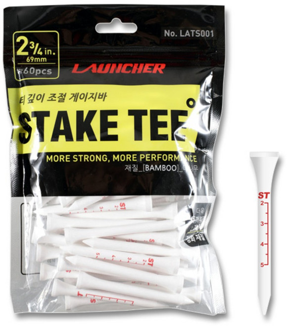 런처 티 깊이 조절 게이지바, 60개