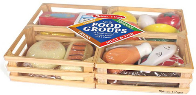 멜리사앤더그 음식놀이 세트 MD0271, 혼합색상, 1세트