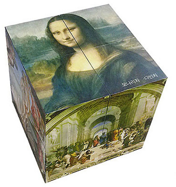 아이엠티아트 명화 매직큐브 르네상스 명화, 혼합색상, 1개