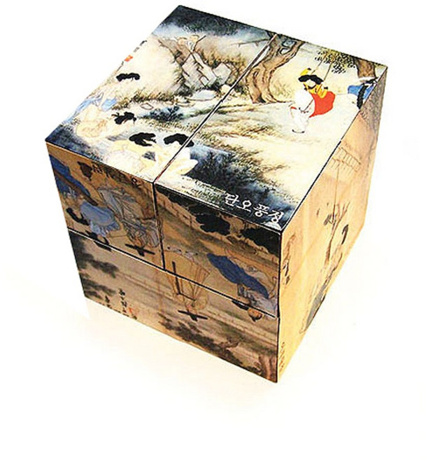 아이엠티아트 명화 매직큐브 혜원 신윤복, 혼합 색상, 1개