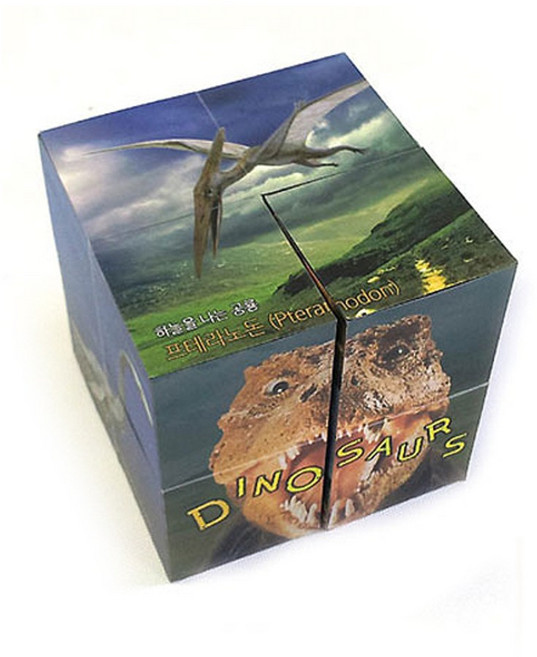 아이엠티아트 명화 매직큐브 공룡의 세계, 혼합 색상, 1개