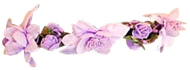 러블리 화관, 1개, 라벤더