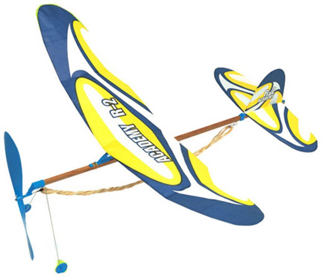 아카데미과학 R-2 고무동력기 중급용 18502, 1개