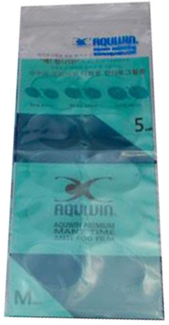 아쿠윈 다회용 안티포그 필름 M, 혼합색상, 1세트