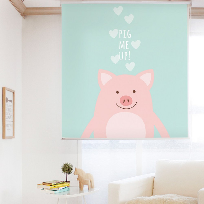 끌래망스 스마일 일반 롤스크린