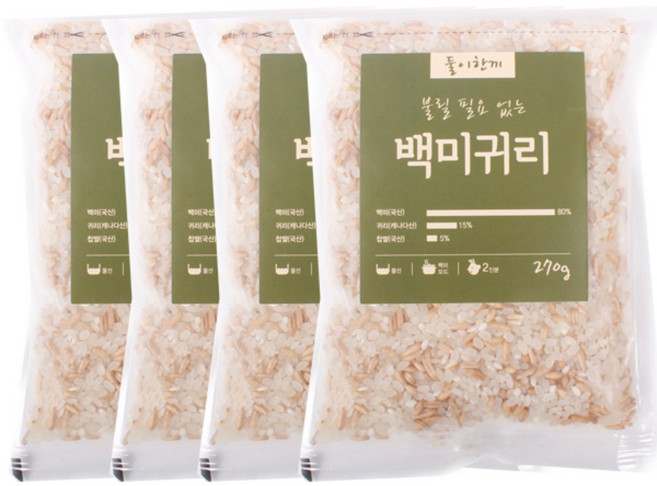 광복농산 둘이한끼 백미귀리