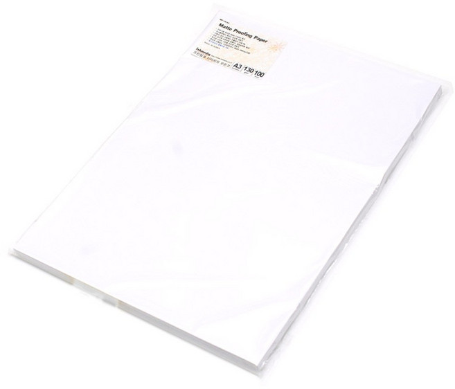 잉크미디어 무광택 잉크젯 전용지 130g, A3, 100매
