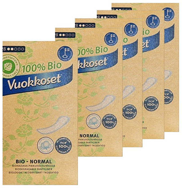 뷰코셋 바이오 팬티라이너, 일반, 28개입, 5개