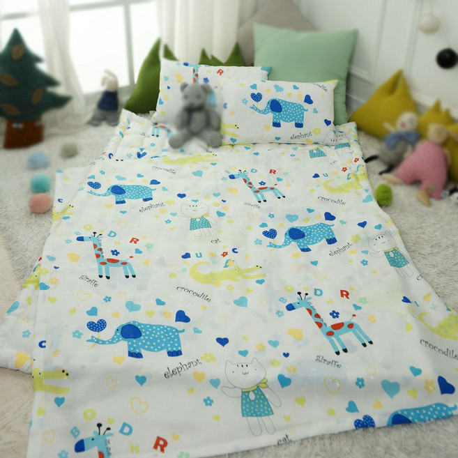 보떼하우스 인견 홑이불, 고양이블루