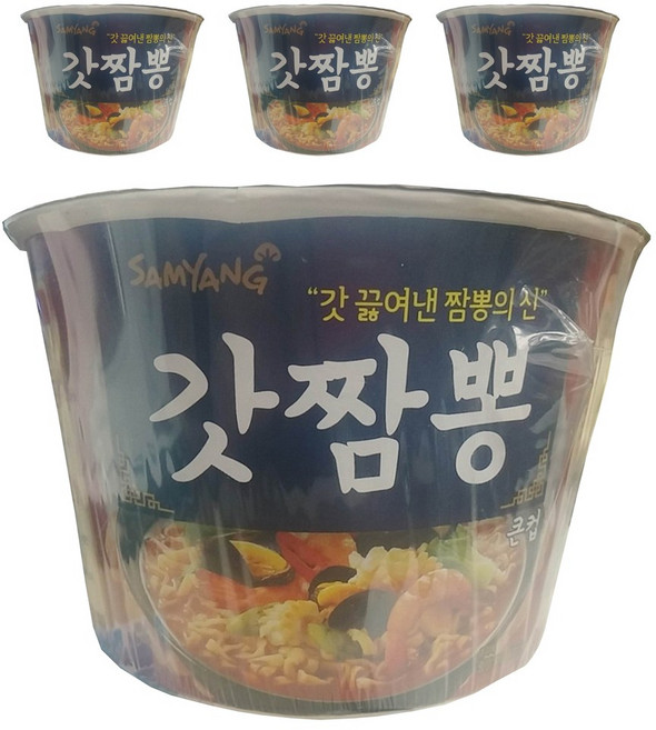 삼양 갓짬뽕 컵라면, 4개