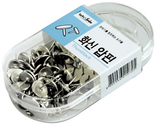 화신 압핀 행거용, 실버, 6개, 75개