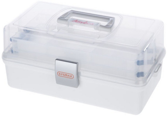 시스맥스 책상 서류정리 애니박스 소형 68000, 화이트, 1개