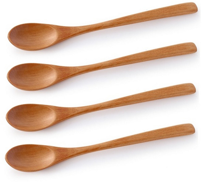 예원 옻칠 티스픈, 내츄럴, 4p, 1세트