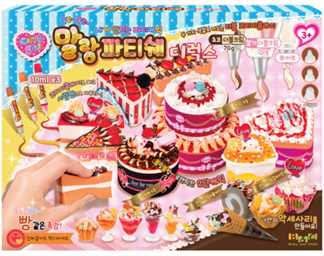 캔디걸 말랑파티쉐 디럭스, 혼합 색상, 1개