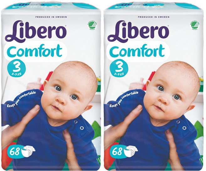 리베로 밴드형 기저귀, 3단계, 136매