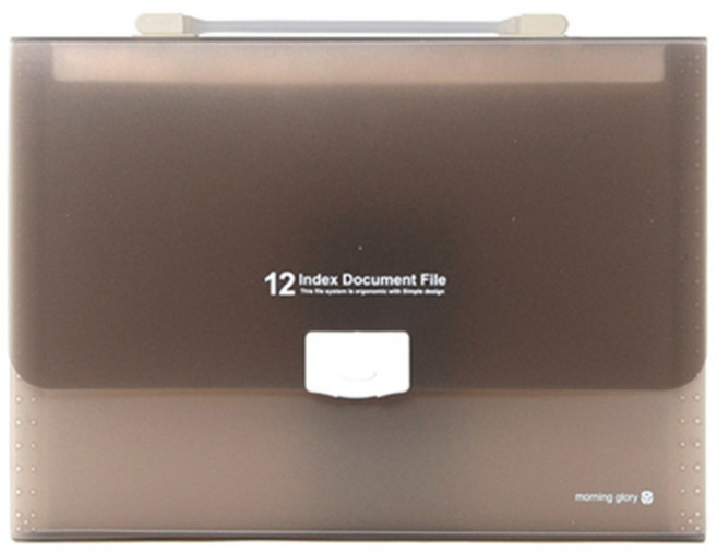 모닝글로리 심플 도큐멘트 화일백, 블랙, 1개