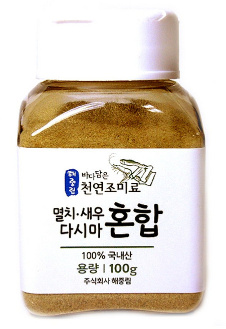 해중림 바다담은 천연조미료 멸치새우다시마 혼합, 100g, 1개