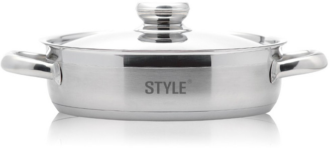 러브송 스타일II 스텐 전골냄비 인덕션 IH, 22cm, 1개
