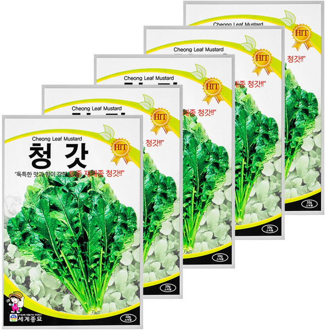 세계종묘 청갓 10g, 5개