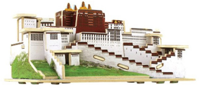 로보타임 랜드마크 3D퍼즐 포탈라궁 MJ405, 7세이상, 1개