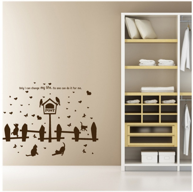 홈코디 시크릿 가든 포인트 스티커, 다크브라운