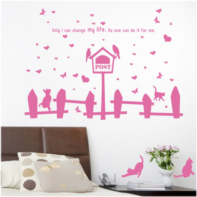 홈코디 시크릿 가든 포인트 스티커, 핫핑크