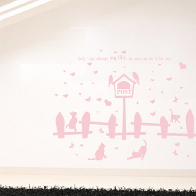 홈코디 시크릿 가든 포인트 스티커, 연핑크