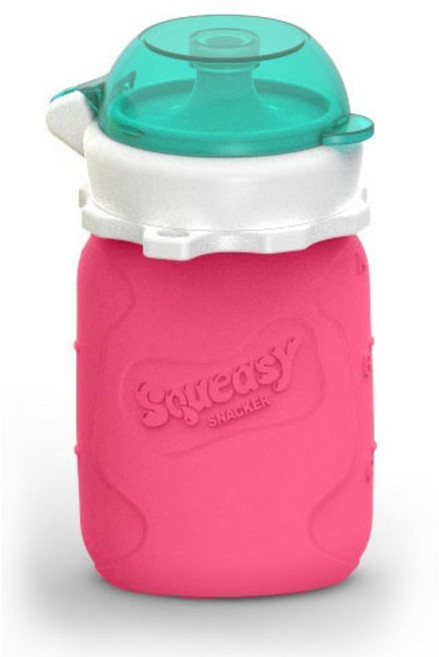 스쿼이지 푸드 파우치, 핑크, 105ml, 1개