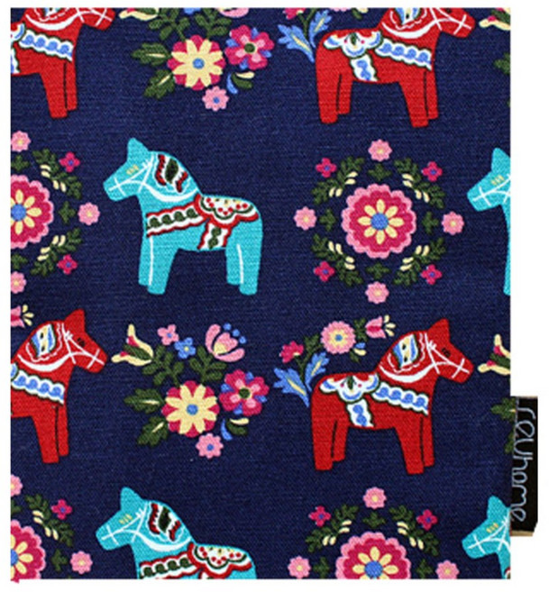 르우홈 조랑말 패브릭원단, 네이비, 1개