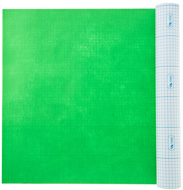 청양토이 규격롤 칼라펠트 접착, 연두, 1개