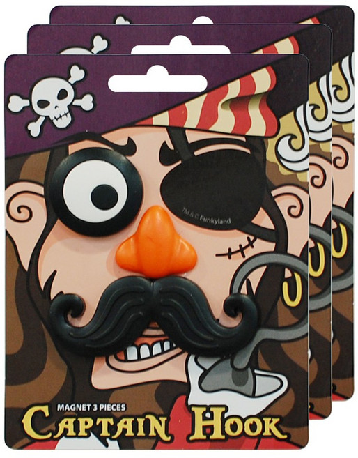 펑키랜드 마그넷3p세트, 후크선장, 3개