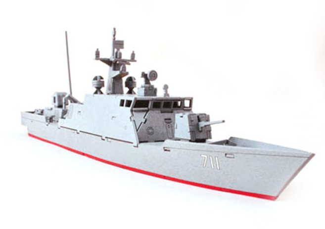 영공방 미사일 고속함 윤영하함 PKG711 3D 입체퍼즐, 혼합색상, 1개