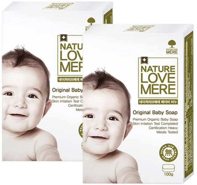 네이쳐러브메레 오리지널 베이비 비누, 100g, 2개 - 쿠팡