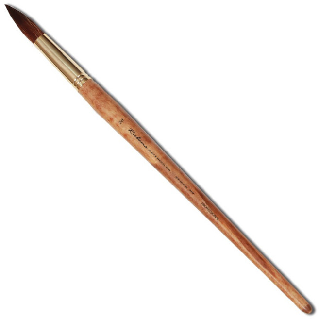 루벤스 아트브러쉬 777 수채화 혼합모일본모, 20호, 1개