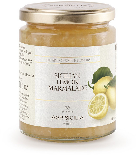 에그리시칠리아 레몬 마멀레이드 과일잼, 360g, 1개