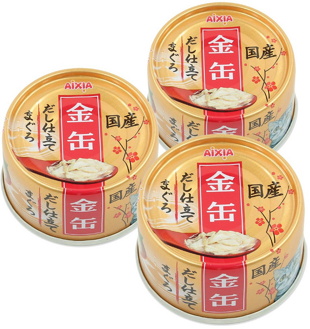 아이시아 금관 진육수 참치, 3개, 70g