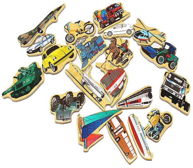 EU 자석퍼즐 탈것 3세 이상, 1개, 20피스