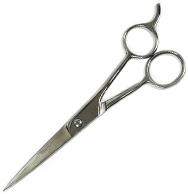 미성메탈 고급 헤어 가위, 실버, 1개