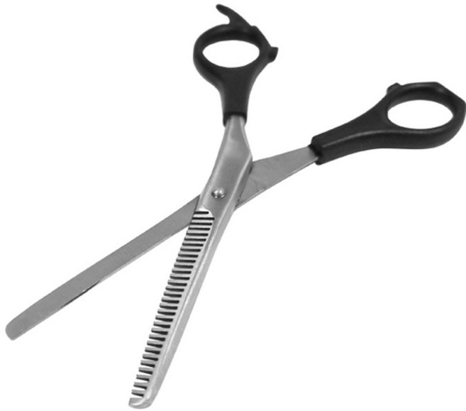 미성메탈 헤어숱가위, 혼합 색상, 1개