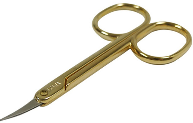미성메탈 미용가위, 골드, 3개