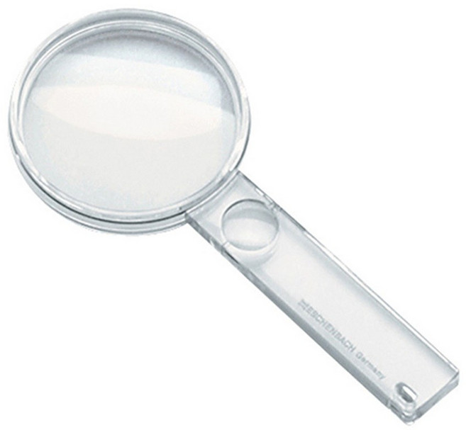 에센바흐 원형투명테손잡이 돋보기 3배율, 1개, 2612407