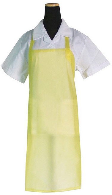 에이앤지 우레탄 H형 앞치마 소, 반투명 노랑, 1개