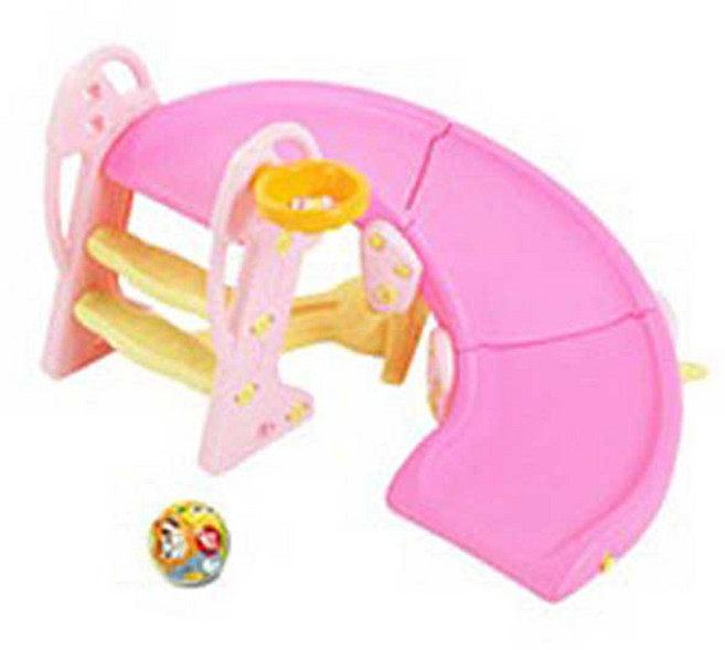 야야 회전 미끄럼틀 핑크, 1개, 3세 이상