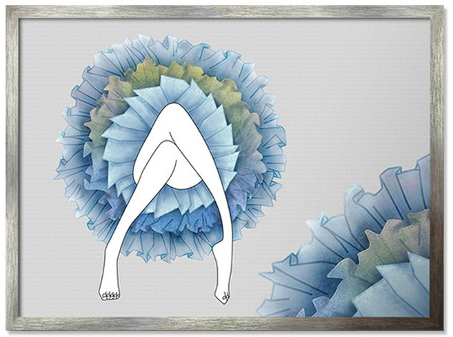 네츄럴이미지 10-12I012AF-4 액자, 혼합 색상