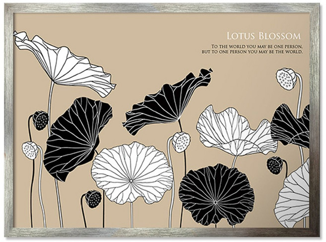 네츄럴이미지 10-08F067AF-4 액자, 혼합 색상