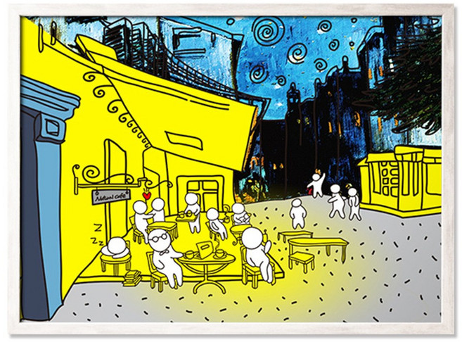 네츄럴이미지 10-13I026AF-5 액자, 혼합 색상